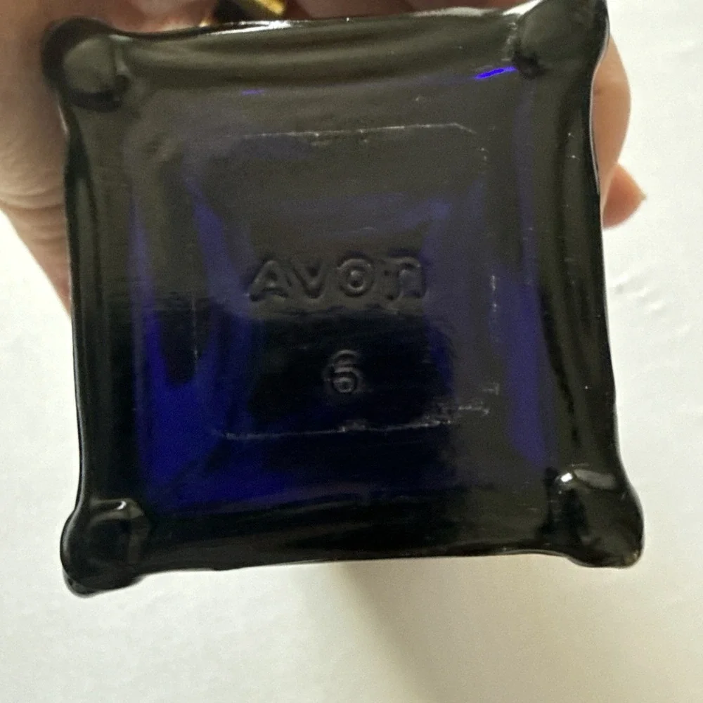 Vintage Avon First Class Male Mailbox Bottle 4oz Glass Container With Box‎ 1970s
